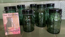  7 Vintage Bülacher Einmachgläser