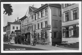 ^Heiden,Hotel Linde,Oldtimer, 1932