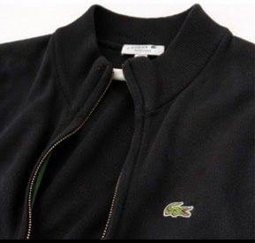 Lacoste Jacke Schwarz Grösse L, perfekt für den Herbst.