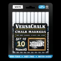 VersaChalk- Weisse Flüssig Kreide Marker 10er Set 3mm Spitze