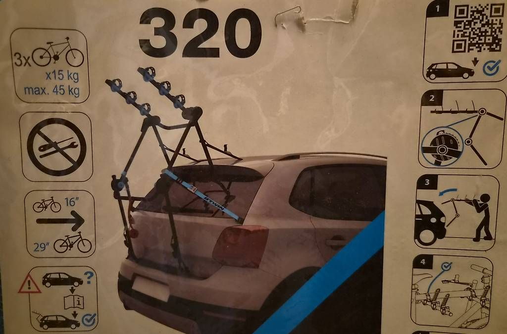 Portapacchi: Fahrradträger Heckträger  – Usato da Bern venduto da jblanchard 1