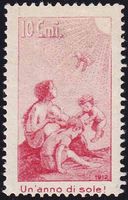 1912 Pro Juventute Vorläufer ital. Nr. lll, sauber postfr.**