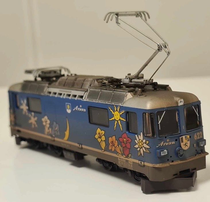Bemo Modellini di ferrovie: H0m verwittert RhB Arosa Express 7-Teilig Bemo – Nuovo (secondo la descrizione) da Belp venduto da AEMA-Modellbau 2