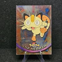 Pokemon Topps Holo Foil Blue 1. Edition/Print EN Meowth