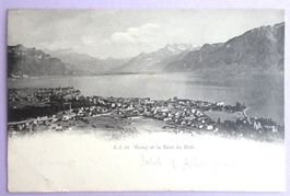 Vevey et la Dent du Midi