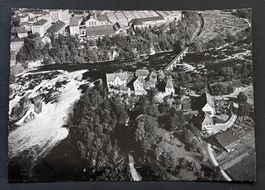 Laufen-Uhwiesen ZH, Rheinfall/ Aerophoto Winterthur~1950