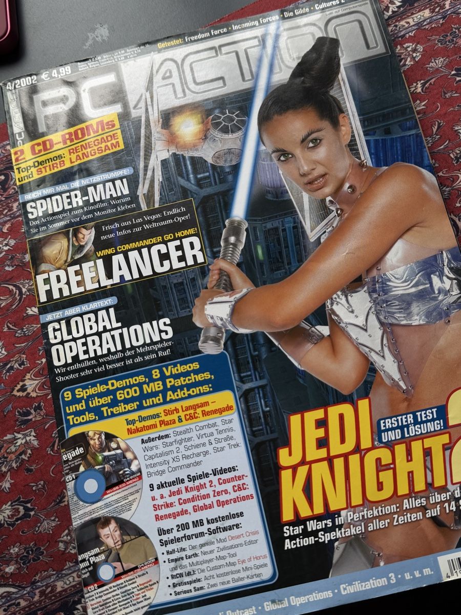 Riviste & Magazine: PC Action Magazin April 2002 kompl. inkl CD-ROMs – Usato da Mellingen venduto da Bestrafer