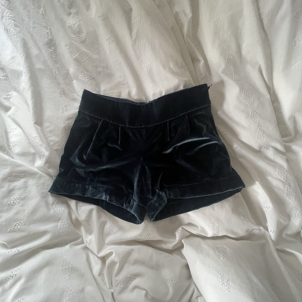 Pantaloni: Türkise Shorts aus Samt – Usato da Baden venduto da Julikoo 1