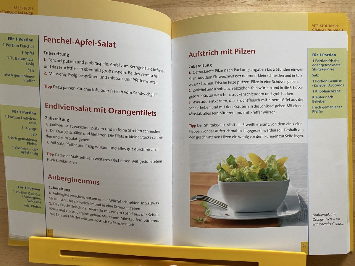 Libri: Metabolic Balance  Das Kochbuch - Dr. med. Wolf Funfack – Usato da Schwarzenburg venduto da Michellu 7