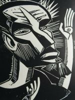 Karl Schmidt-Rottluff 2 Holzschnitte