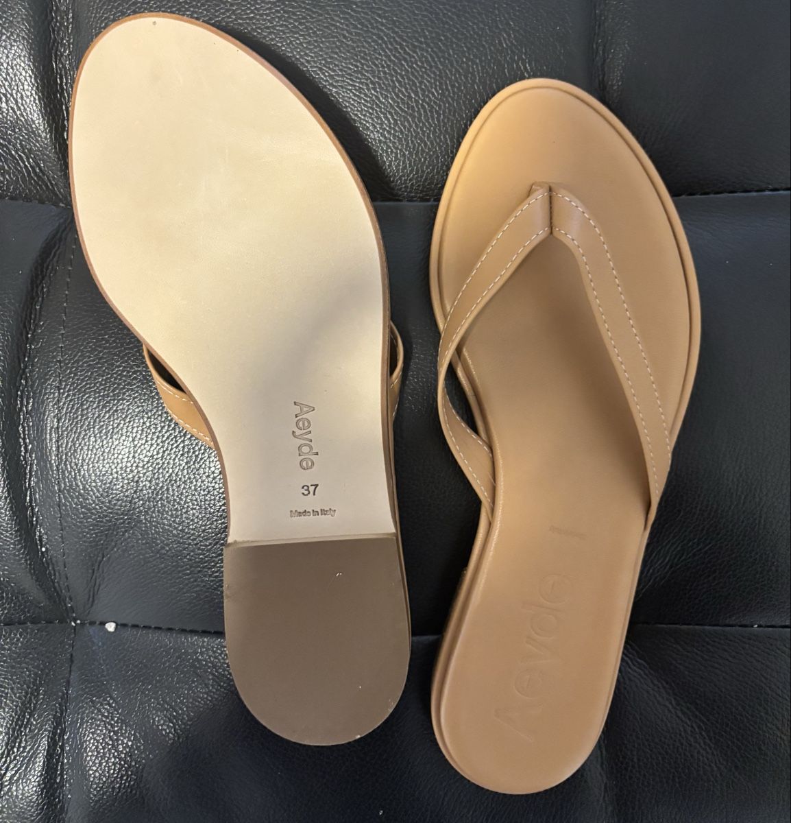 Aeyde Damenschuhe: Aeyde Beige Flip Flops – Gebraucht aus Chur von Cuteclothes7k 3