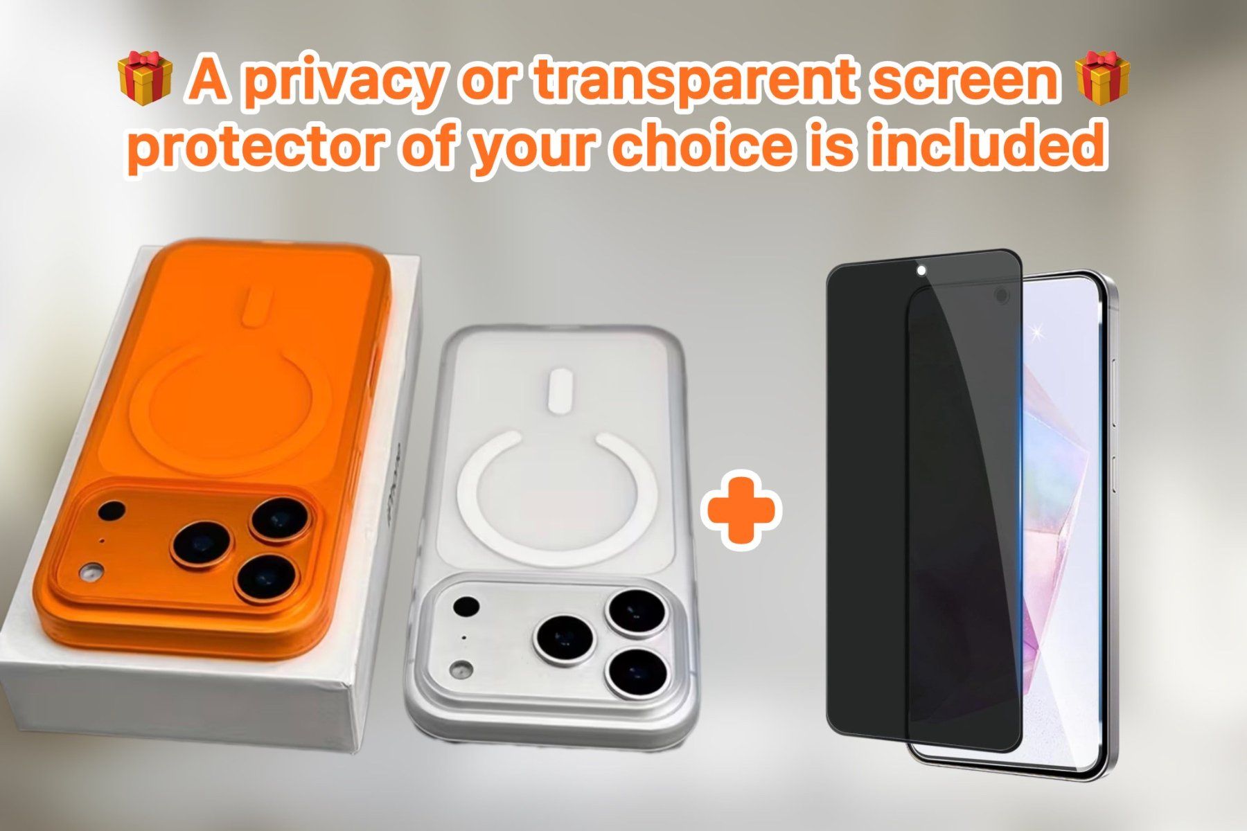 Apple Cover & Protezioni schermo: Coque iPhone 17 Pro Max MagSafe Blanc, Orange et Bleue – Nuovo e nell'imballaggio originale da Thônex venduto da Suisse.Shopping 1