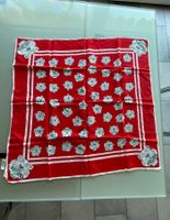 Foulard Kenzo Paris rouge tigre soie coton 🐯