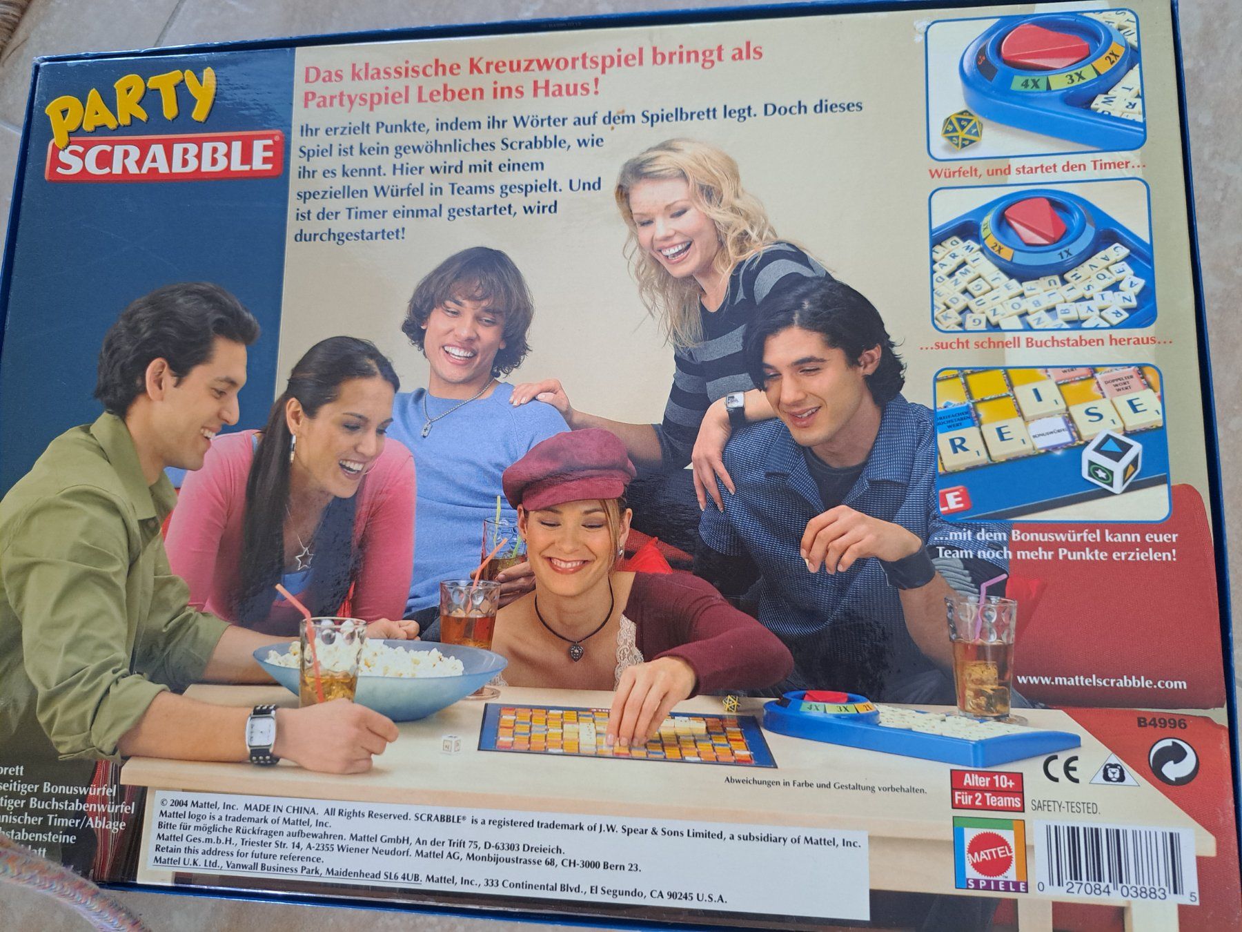 Mattel Giochi: Party Scrabble Mattel mit zeitstopper – Usato da Urdorf venduto da villakagu 2