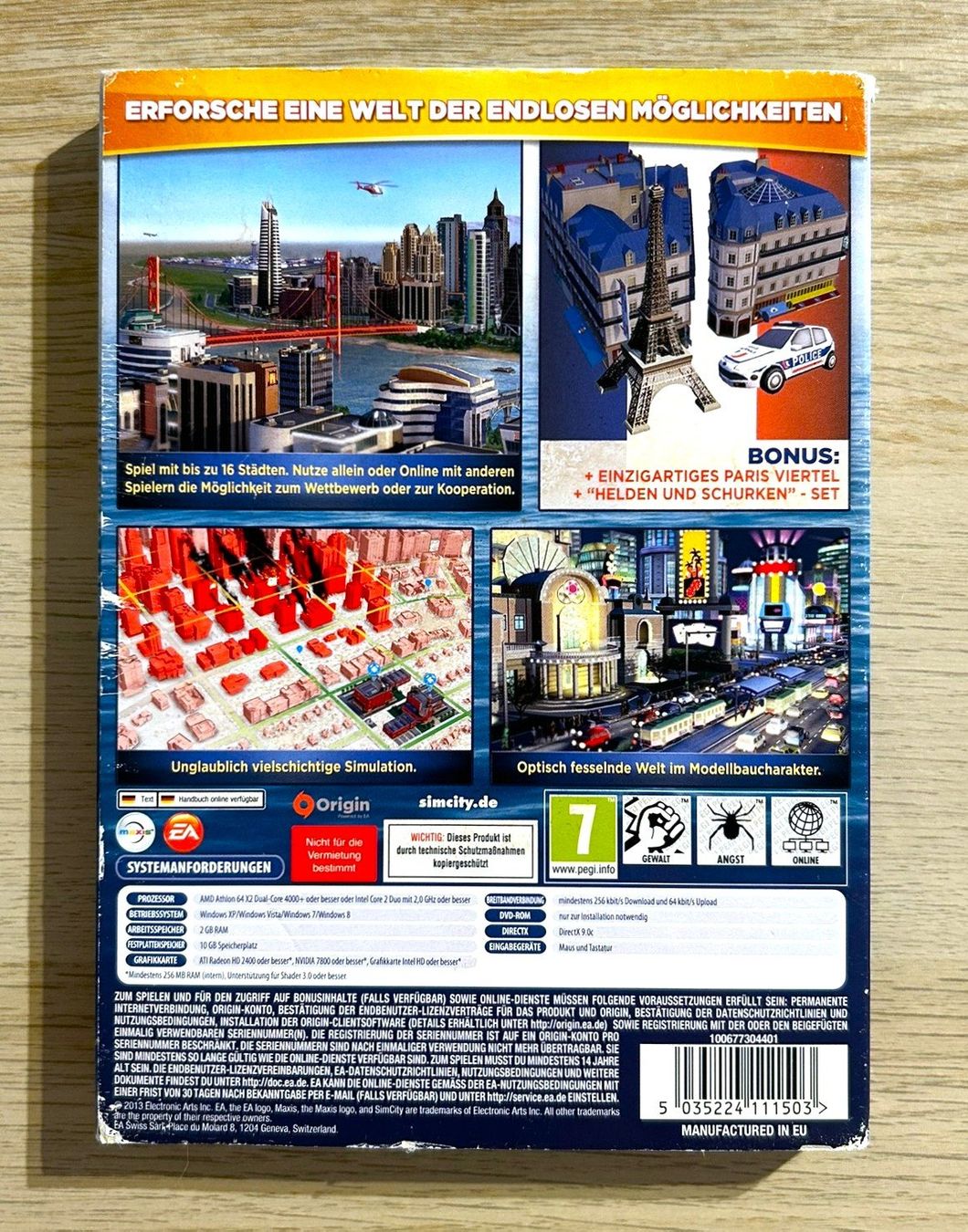 Giochi: Sim City Collectors Edition PC – Usato da St. Gallen venduto da Alpine.Arcade 1