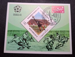 Jemen - Fussball  Block  1970             / 75