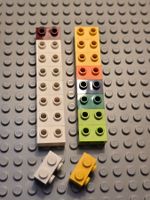 Lego 18x Stein 1x2 mit Noppen auf eine Seite (11211)