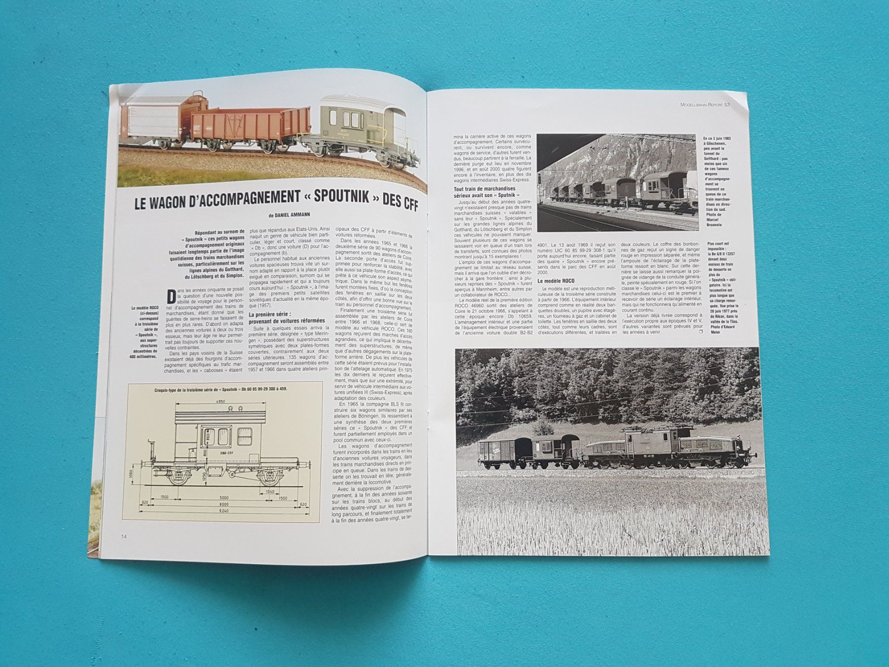 Roco Modelleisenbahnen: Revue ROCO Modellbahn Report, 2000, Edition en français – Neu (gemäss Beschreibung) aus Martigny von Abm1000 5