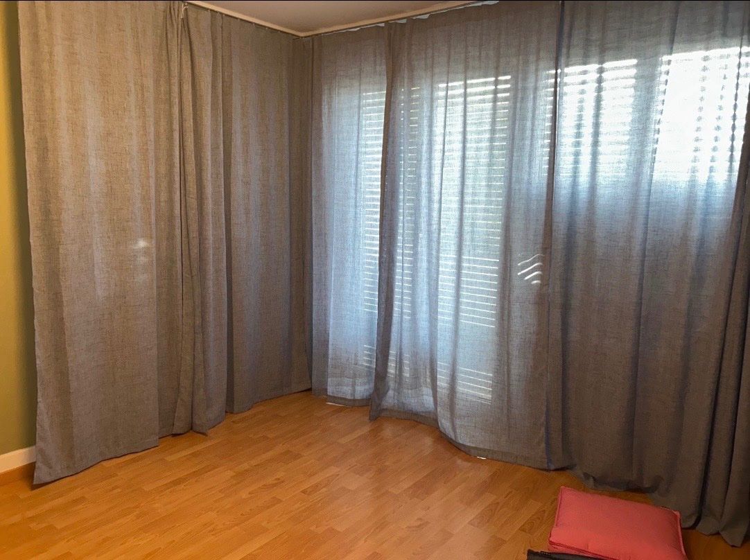 Tende: Vorhang Set tauben blau Leinenoptik – Nuovo (secondo la descrizione) da Winterthur venduto da CW99