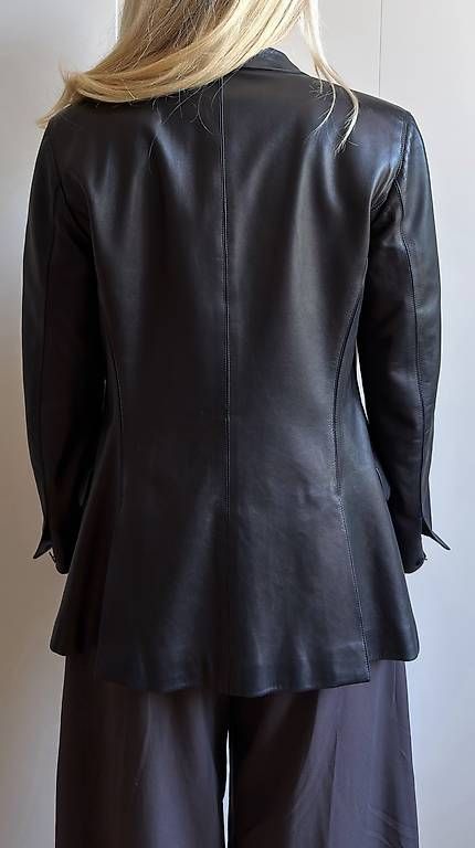 Giacche: Gucci Vintage Lederblazer aus Lammleder – Usato da Zürich venduto da Mike147 2