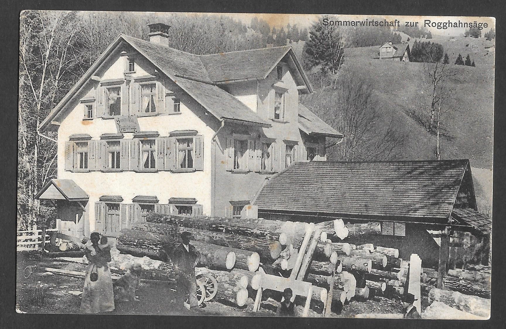 Cartoline postali: Grabs Sommerwirtschaft zur Rogghahnsäge – Usato da Olten venduto da clotaldi