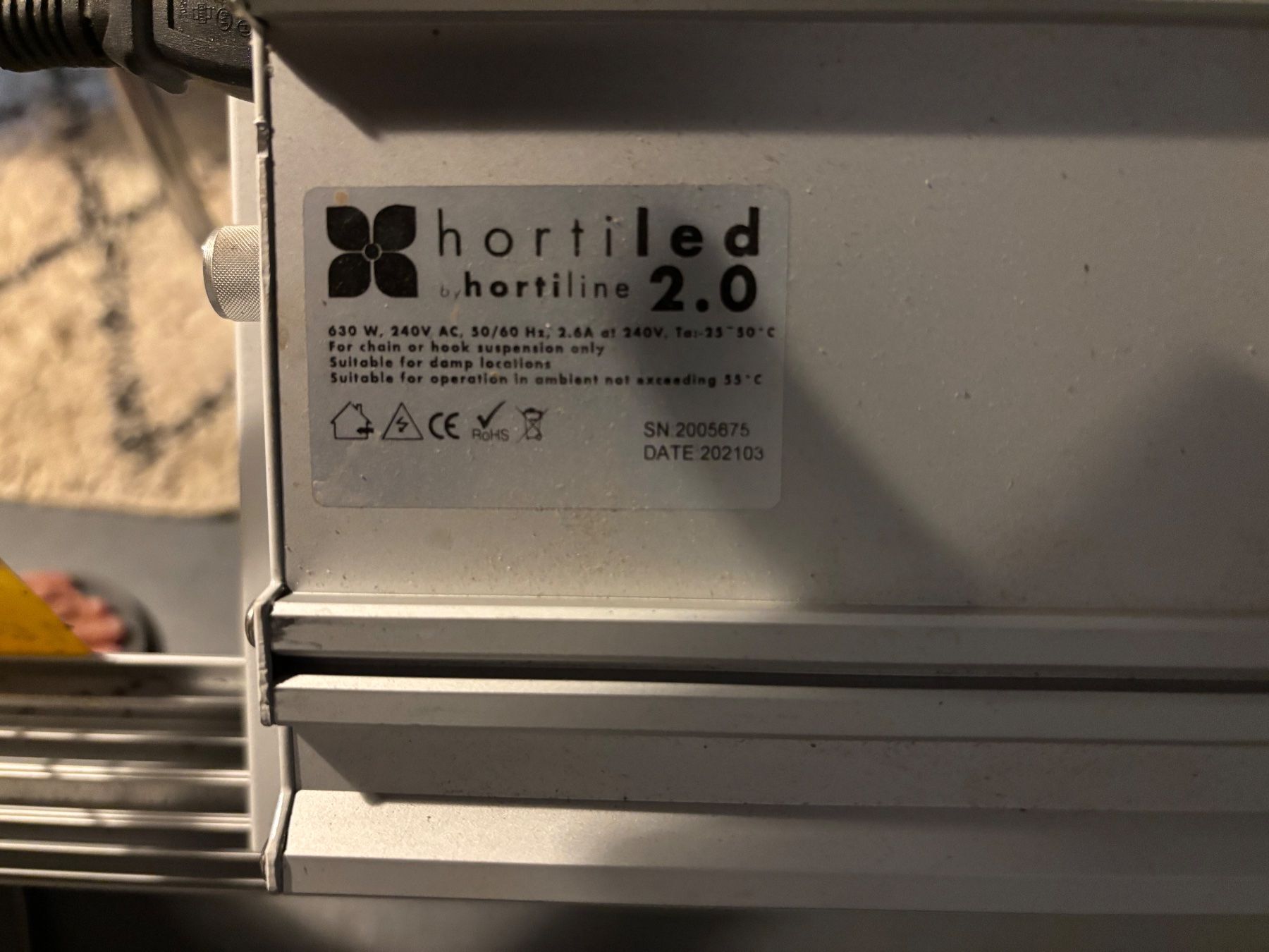 Lampade: Cbd LED Hortline 2.0 630 Watt – Usato da Schlieren venduto da metall381 1