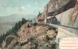 Baulmes VD Bahn Yverdon–Ste-Croix Les Rapilles bahn