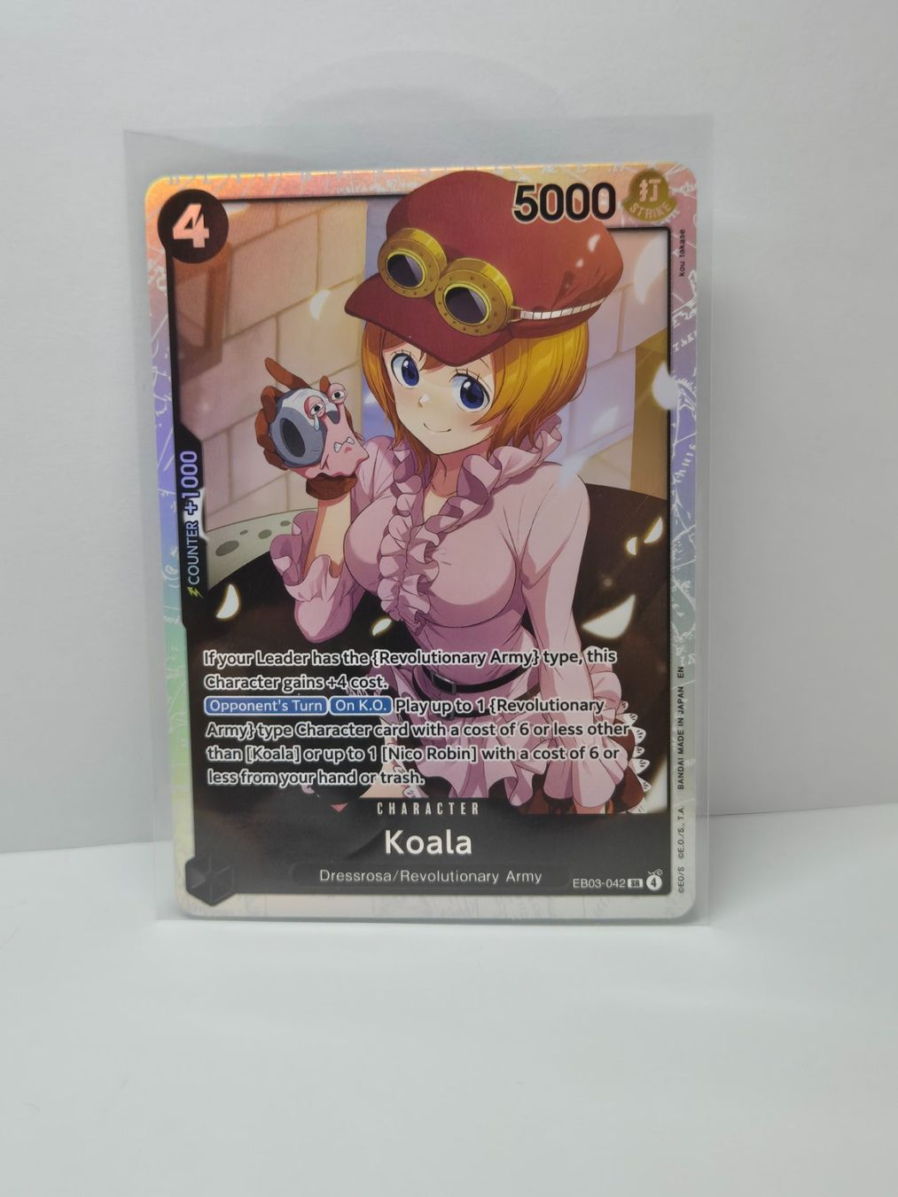 Bandai Carte collezionabili: One Piece Koala EB03-042 SR – Nuovo (secondo la descrizione) da Biel/Bienne venduto da ManaTavern