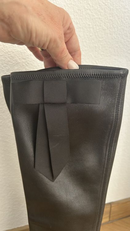 Bottes En Cuir Noir XLEI Taille 35 - NEUF AVEC ÉTIQUETTES - Destockage - Fabriqué En Italie