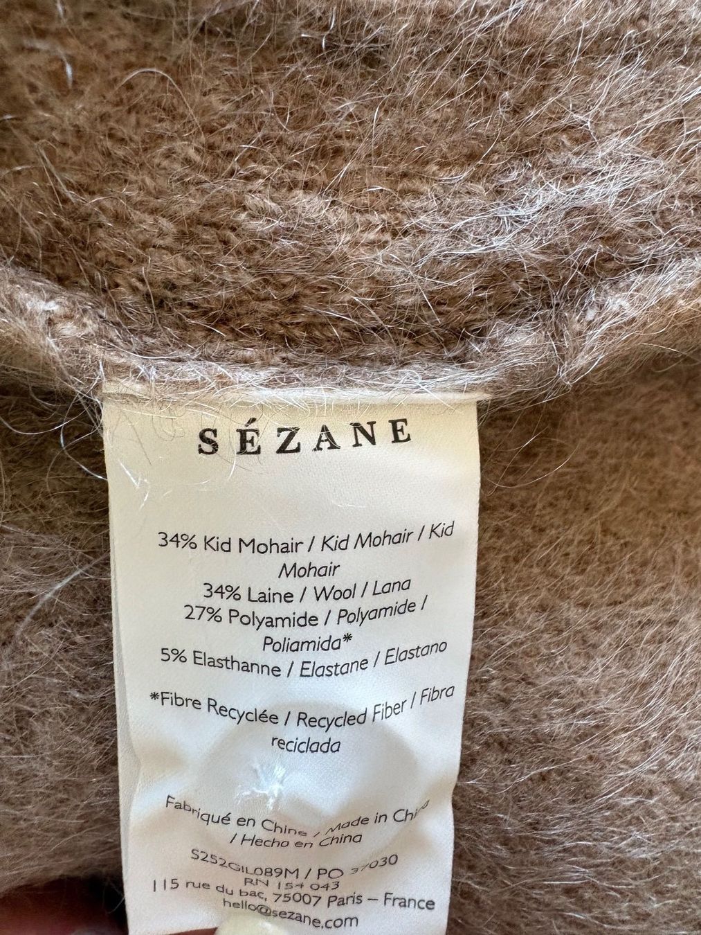 Sezane Gilet & Giacche senza maniche: Mohair Weste von Sézane – Nuovo (secondo la descrizione) da Wallisellen venduto da lin_v 3