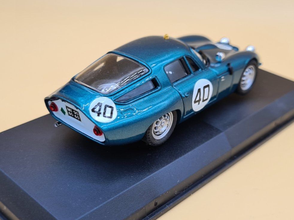 Alfa Romeo Tz 1 #44 20th Le Mans 1965 Koob / Finkelstein 1:43 Model