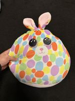 2x Süsse Stoffhase mit Punkten - Kuscheltier für Ostern!
