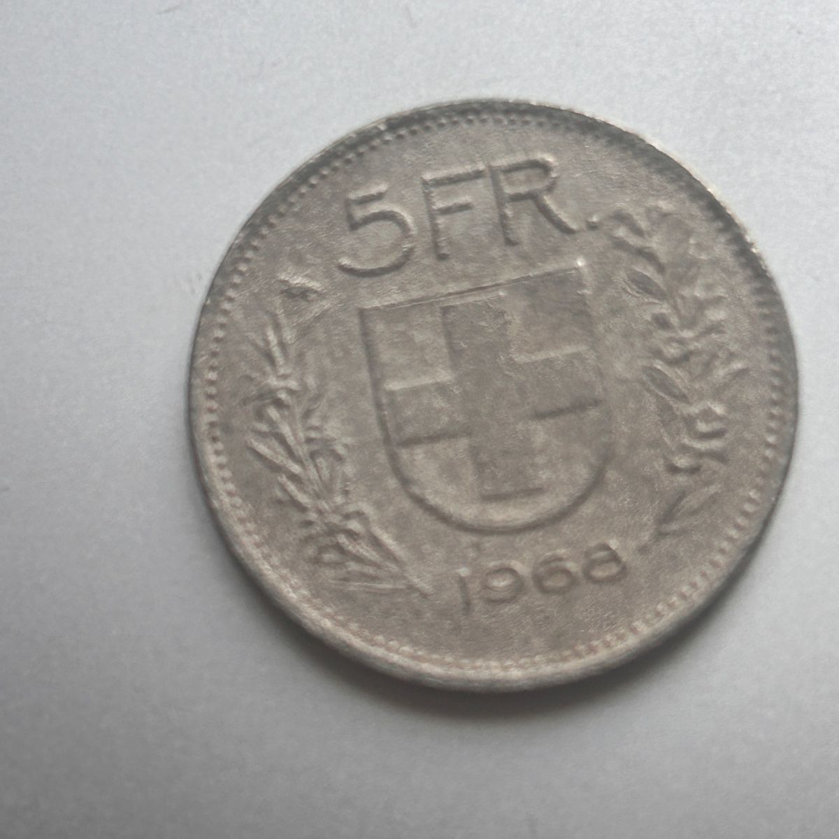 Tutti le monete: 5 Franken 1968 – Usato da Laufen venduto da belleskulptur