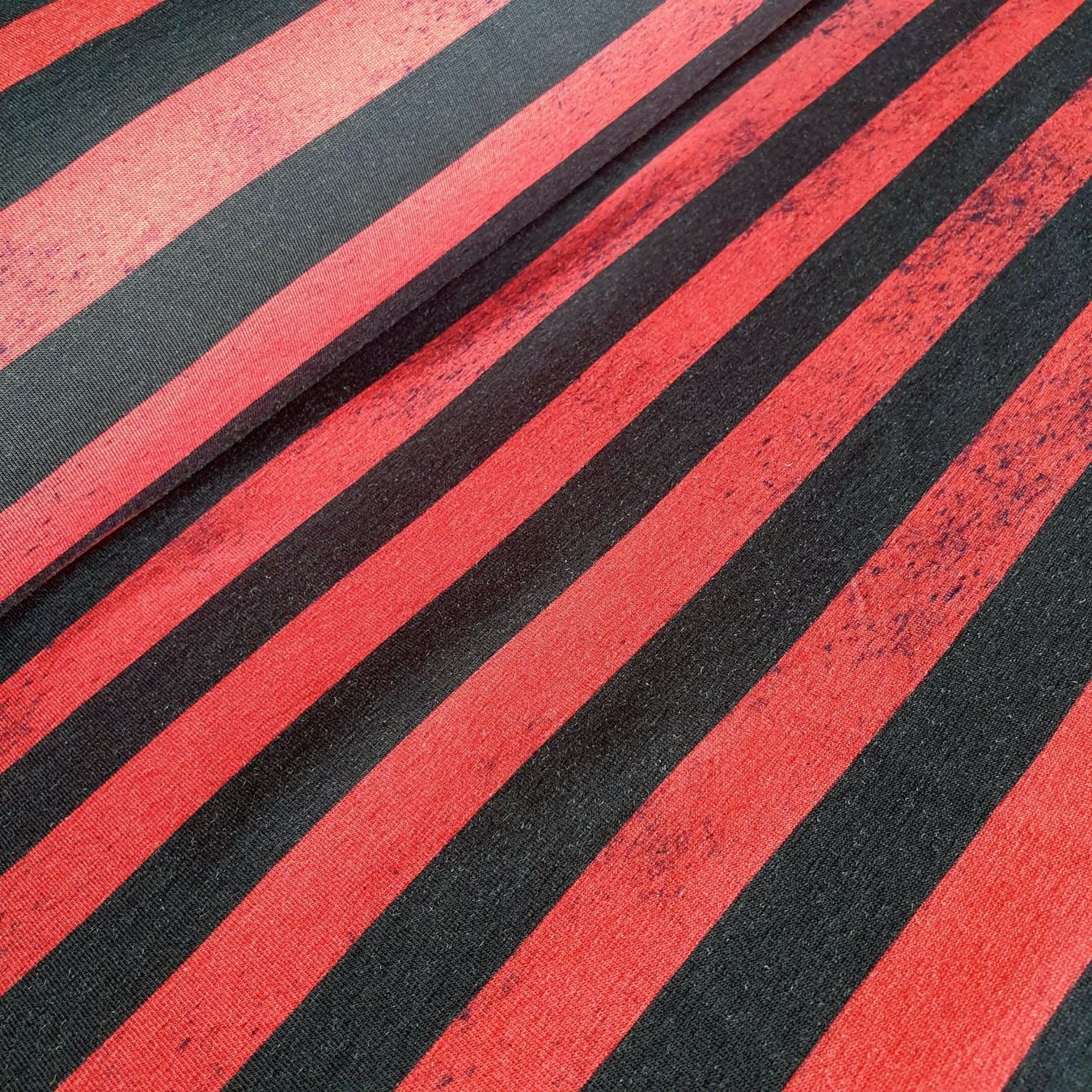 Tessuti: Jersey Streifen "Stripes" rot Stoff je m – Nuovo e nell'imballaggio originale da Wiesenberg venduto da mountain-merch 1