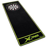 XQMAX Turnier-Dartmatte schwarz grün 80x237cm