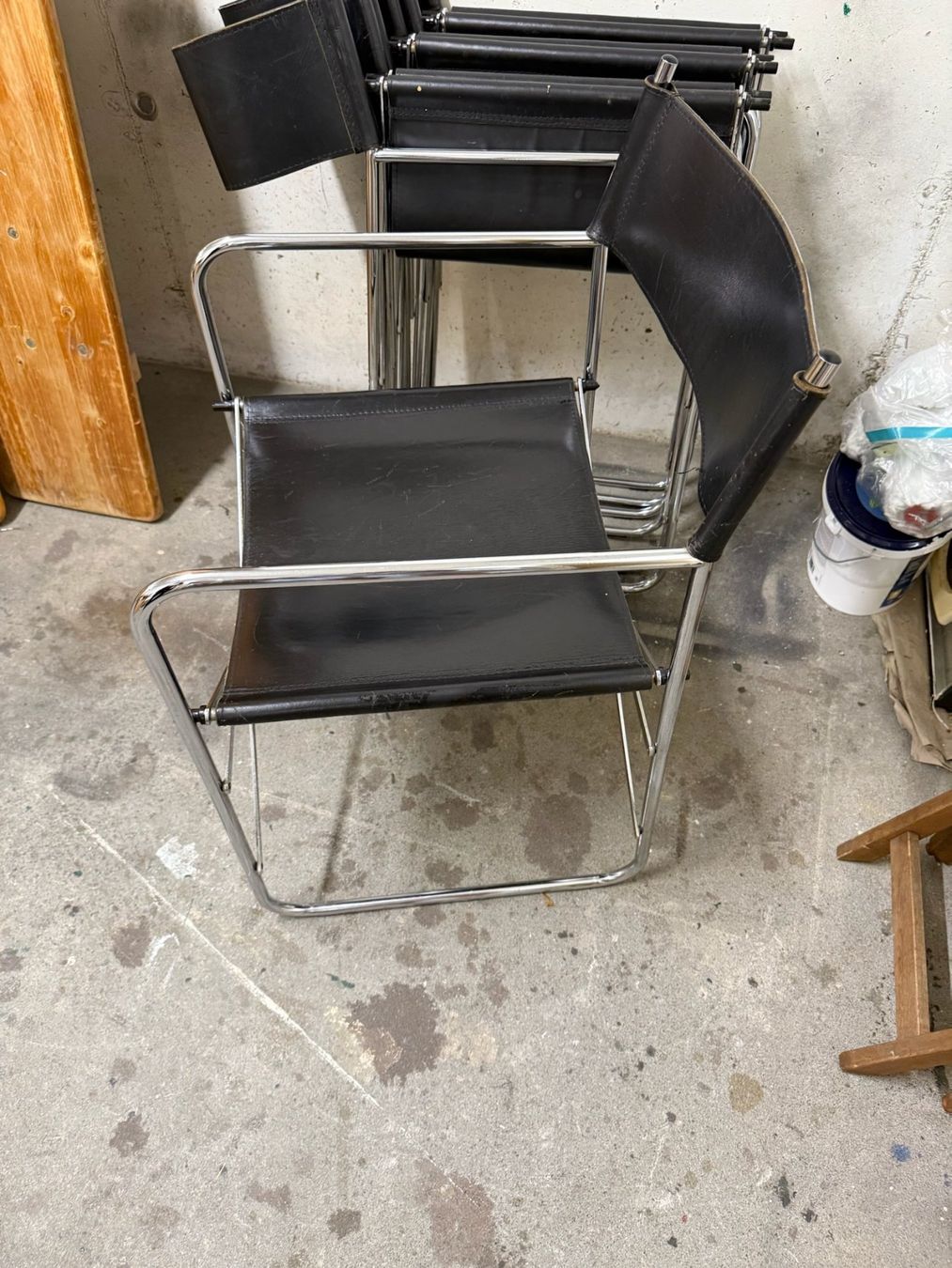 Chaises: klappbare Designer Leder Stühle – D'occasion à Staufen par MARINTSUM 9