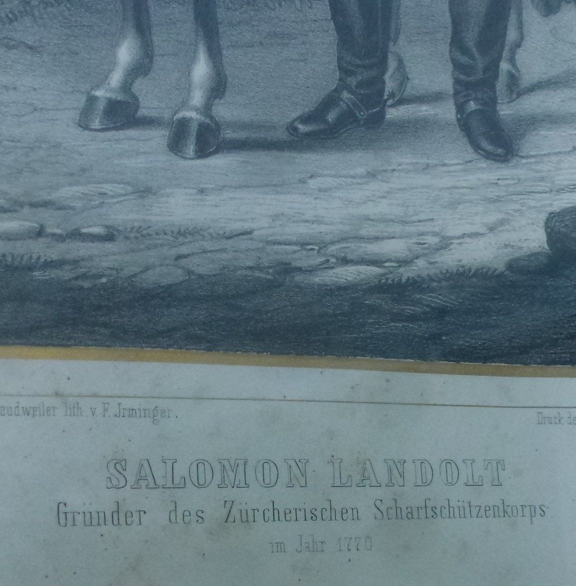 Arts picturaux & lithographies: Wunderschönes Bild von Salomon Landolt – D'occasion à Walkringen par Casablanca777 1