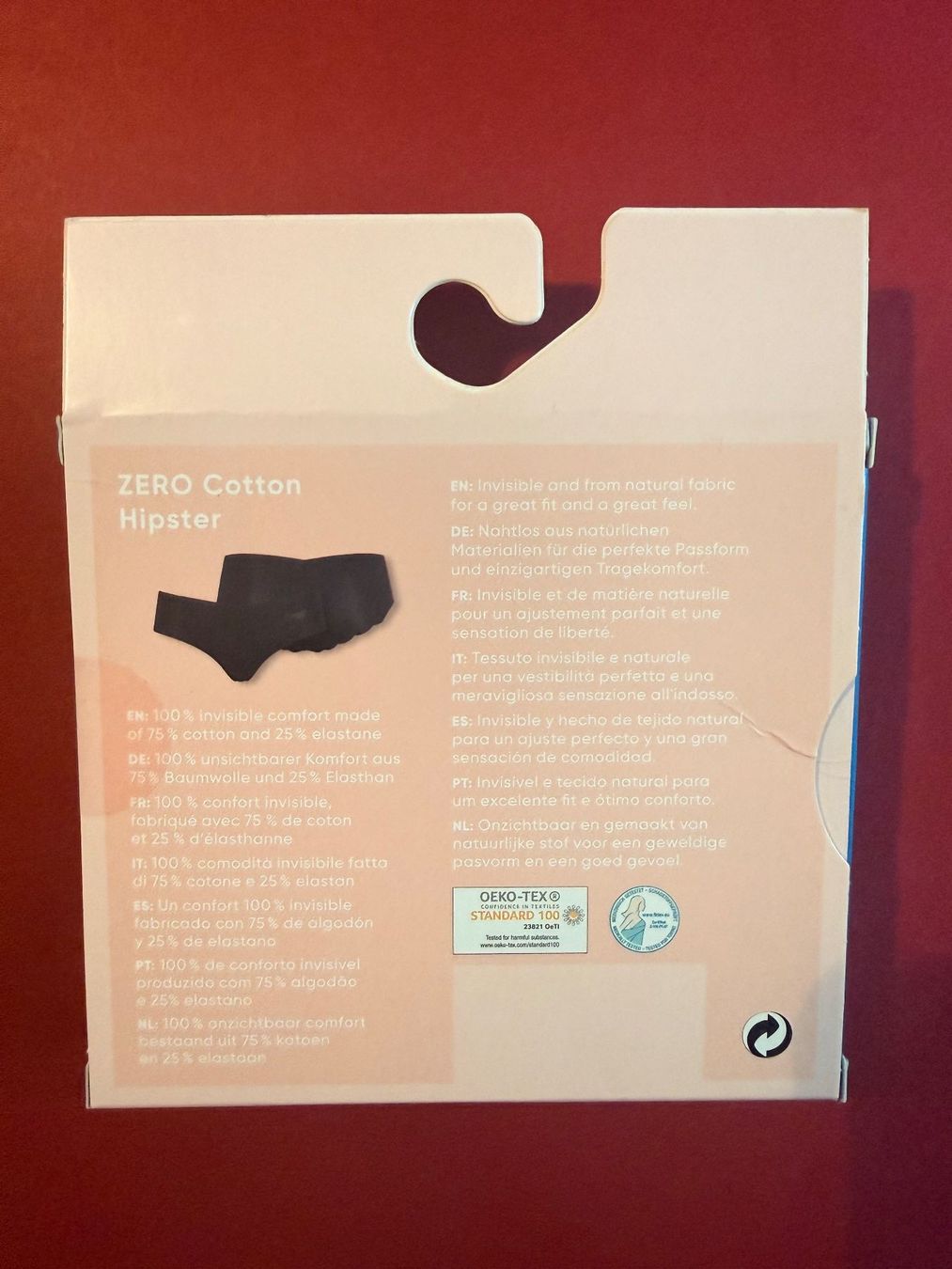 Sloggi Altra biancheria intima: SLOGGI, ZERO Cotton, Grösse L, Farbe Braun, 1 Stück – Nuovo e nell'imballaggio originale da Rudolfstetten venduto da gst_g7xl 1