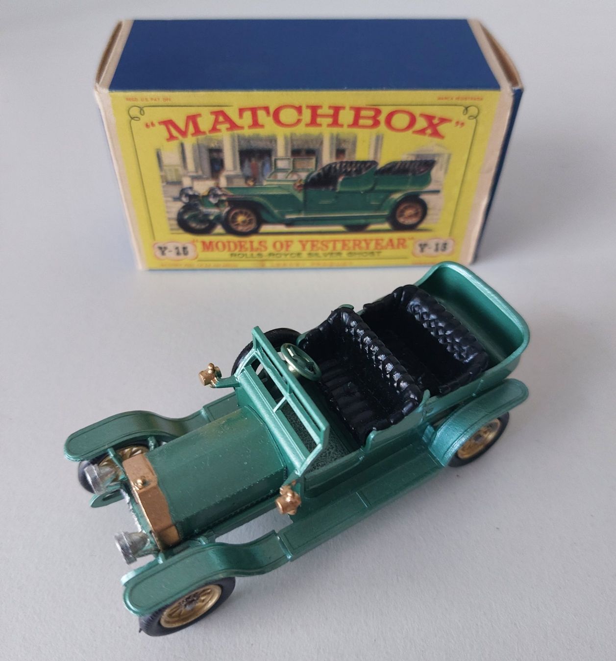 Matchbox Modellini d'auto: Matchbox Yesteryear Y-15 Rolls Royce Silver Ghost mit Box – Usato da Schenkon venduto da Elbarto007 1