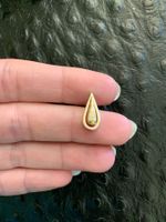 Tropfen Anhänger Gold mit Diamanten
