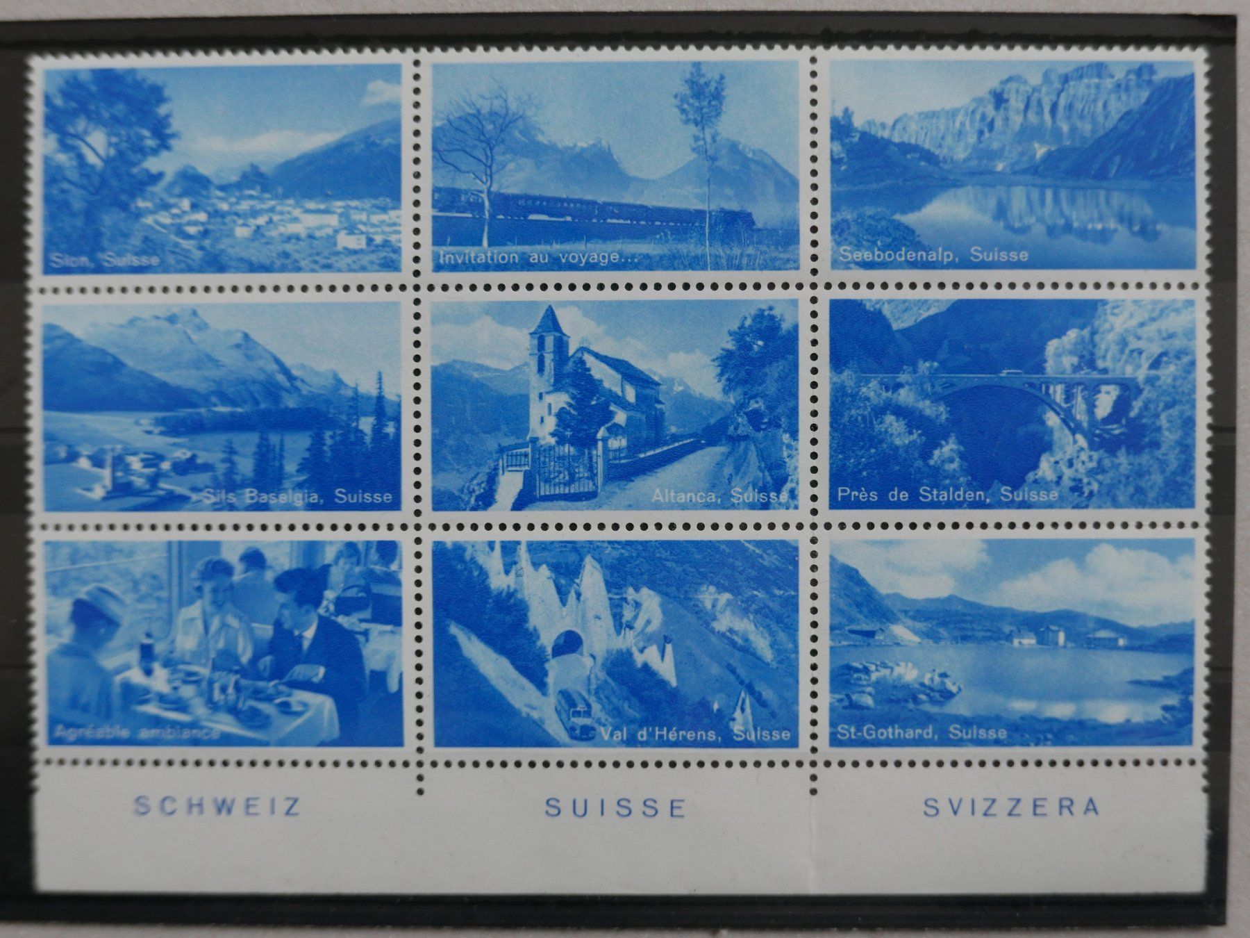 Tutti i francobolli: SAMMLUNG VIGNETTEN WERBEMARKEN SCHWEIZ – Usato da Balgach venduto da Zwischenraum 8