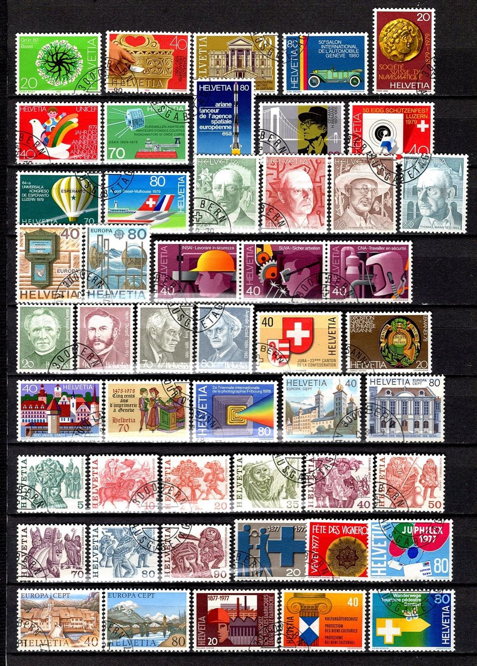 Tutti i francobolli: Sammlung Schweiz (852) – Usato da Burgdorf venduto da blinky01 3