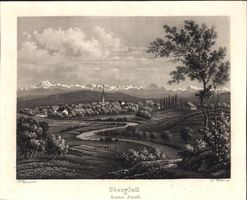 Oberglatt Aquatinta von Meyer selten