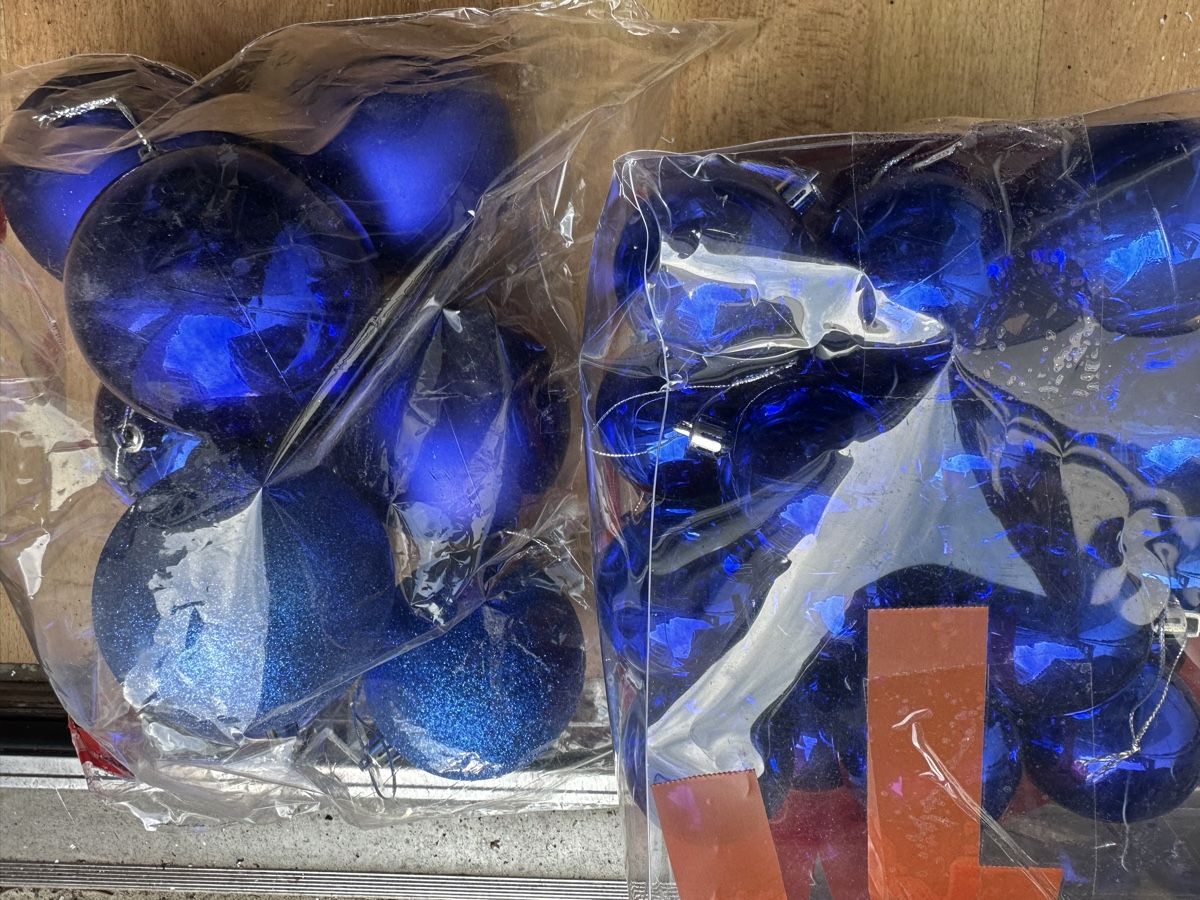Tutte le decorazioni: 44 Stück Weihnachtskugeln neu Königsblau – Nuovo e nell'imballaggio originale da Amriswil venduto da JaJa-Express 1