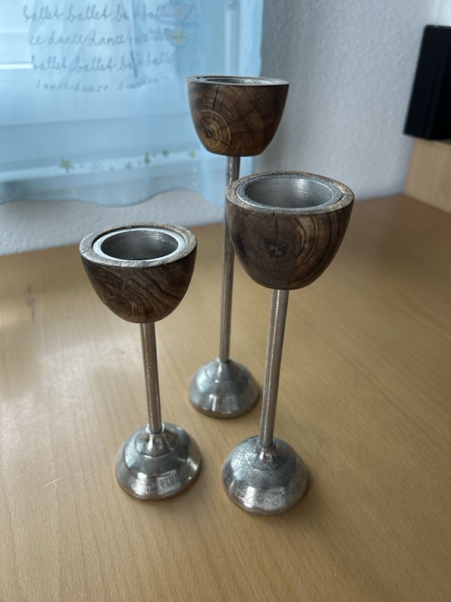 Portacandele: Kerzenständer set – Usato da henau venduto da Laureta0