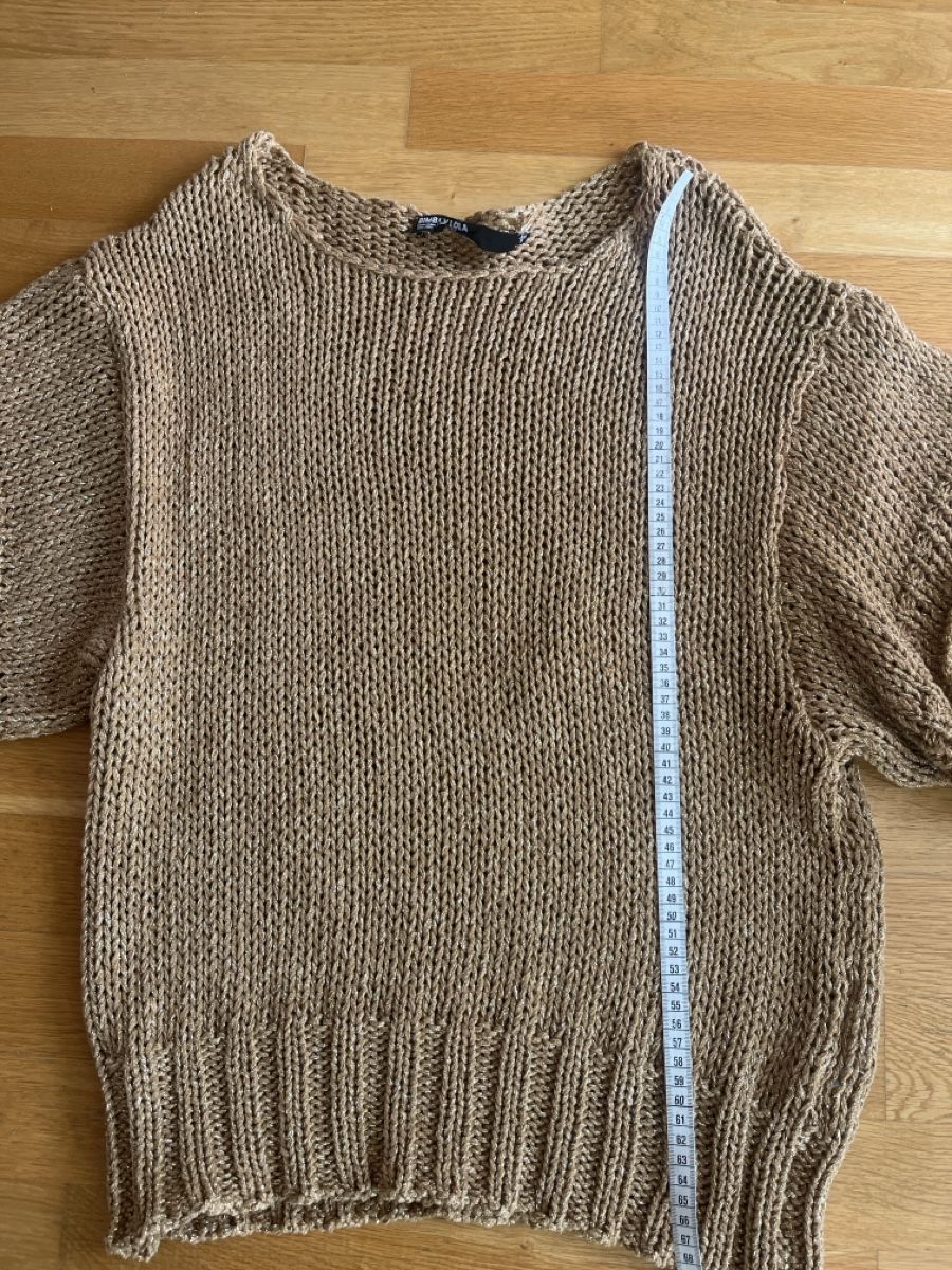 Maglioni & Felpe: BIMBA Y LOLA Gold  metallic Strick Pullover oversized – Nuovo (secondo la descrizione) da Zürich venduto da kleinesgrau 2