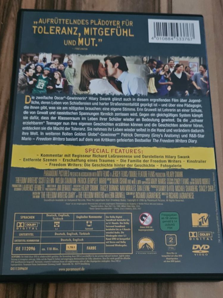 Alle DVDs: FREEDOM WRITERS/ DVD – Gebraucht aus Geuensee von jes_9xyk 1