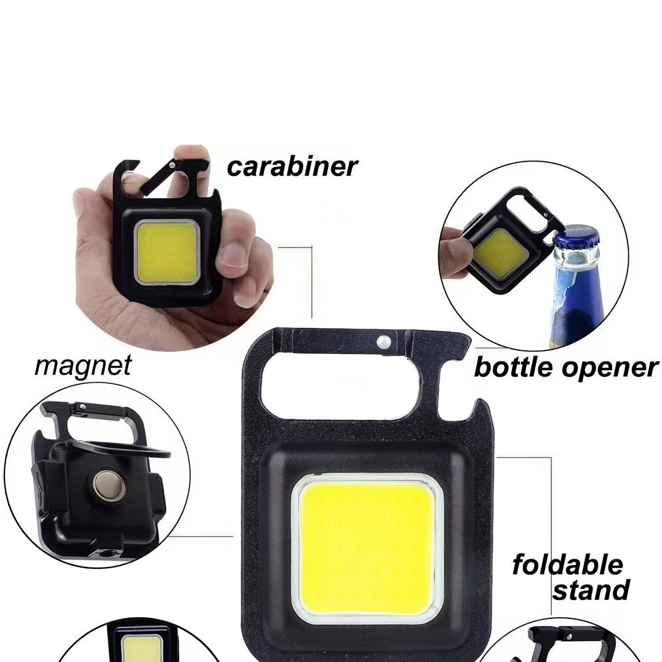 Lampade: Portable mini lampe LED USB, porte clé, magnétique – Nuovo e nell'imballaggio originale da Yverdon-les-Bains venduto da rogi80 5