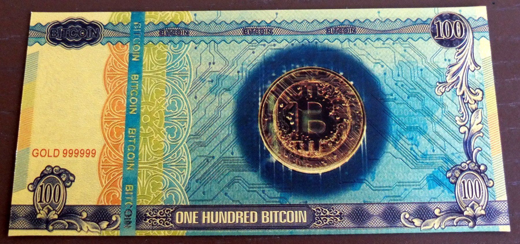 100 Bitcoin Banknote Crypto monnaie Souvenir billet banque (Neu (gemäss  Beschreibung)) in Meyrin für CHF 4.75 – mit Lieferung auf Ricardo kaufen