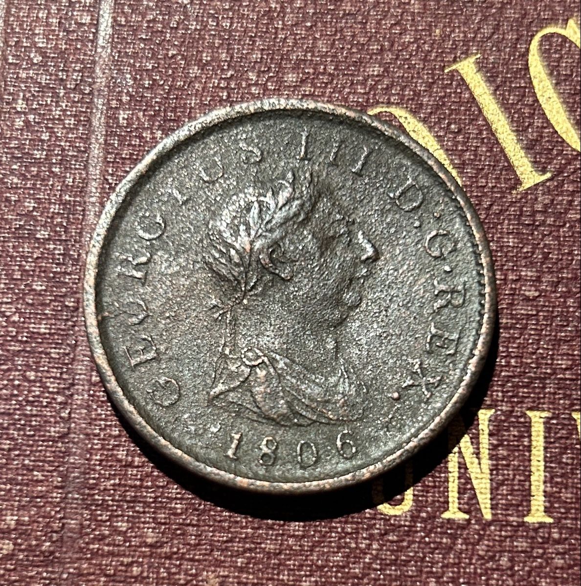 Tutti le monete: 1 Penny, 1806, Angleterre – Usato da St-Maurice venduto da SPEKER 1